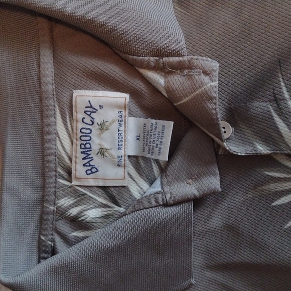 Vintage BAMBOO CAY Fine Resort Wear Polo-Golf Shirt!!! 🌴🏝️ NEVER WORN!! - Picture 7 of 8